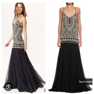 Mara Hoffman beaded gown